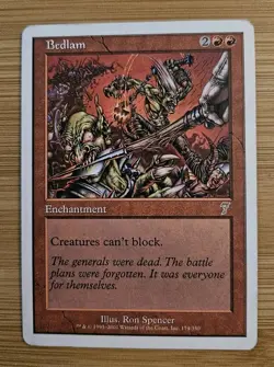 Magic: The Gathering 7th Edition Bedlam MTG TCG - Image 1