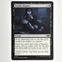 DEADLY DISPUTE MTG TDC - CARTE MAGIC THE GATHERING EN NEUF - Image 1