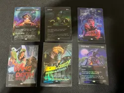 MTG Duskmourn Complete Nightmare Promos 6x Foil Archon Of Cruelty, Crypt Ghast - Image 1