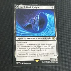 Cecil, Dark Knight - UB: Final Fantasy MTG - great condition - Image 1