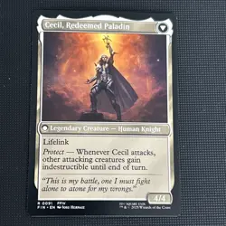 Cecil, Dark Knight - UB: Final Fantasy MTG - great condition - Image 2