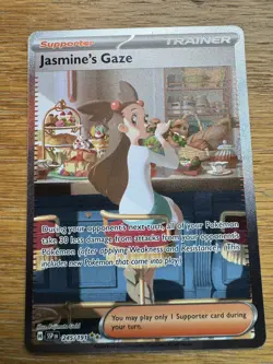 Pokemon Jasmine's Gaze 245/191 Holo + Hydregion 223/191 Sv08: Surging Sparks - Image 1