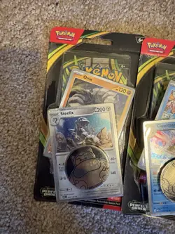 Pokemon TCG Lot Of 3 Perfect Order Checklane Blister Booster 3 Cosmofoil Cards - Image 2