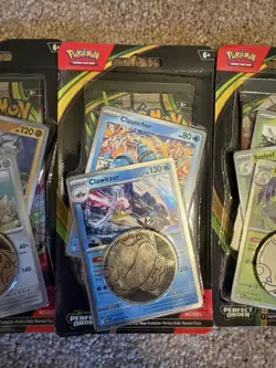 Pokemon TCG Lot Of 3 Perfect Order Checklane Blister Booster 3 Cosmofoil Cards - Image 3