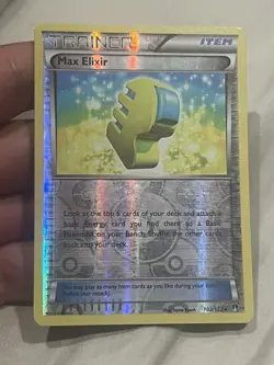 Max Elixir - 102/122 - Pokemon Breakpoint XY Reverse Holo Rare Card LP - Image 1