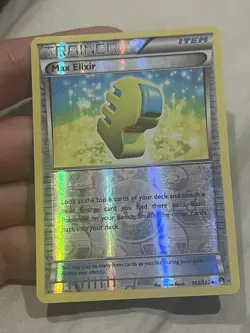 Max Elixir - 102/122 - Pokemon Breakpoint XY Reverse Holo Rare Card LP - Image 4