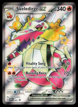 Skeledirge ex 081 SV: Scarlet & Violet Promo Cards Holo Pokemon Card - Image 1