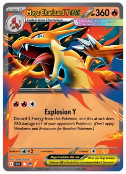 Mega Charizard Y EX Full Art Pokemon TCG Card High PSA 10 Potential NM/MINT - Image 1