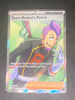 Team Rocket's Petrel 226/182 - Destined Rivals Pokemon Card - NM - Image 1