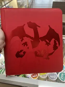 Ultra Pro Pokemon Charizard 12-pocket Zippered Binder Great Condition No Cards - Image 1