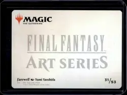 MTG Final Fantasy Farewell Art Series Card Gold Stamped 31/53 Tidus Yuna Stamp - Image 2