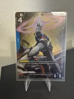 Gundam Card Game: Phantom Aria ~ Gundam (LR+) GD04-001 - Image 1