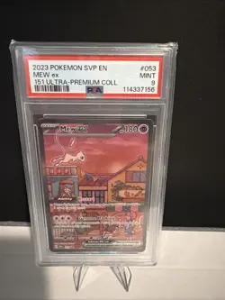 Mew ex 053 Sv: Scarlet & Violet Promo Cards Holo PSA 9 - Image 1
