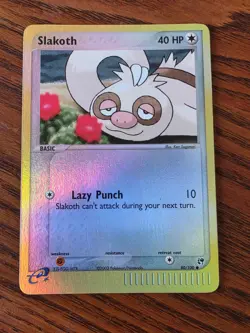 Slakoth Reverse Holo - 2003 Pokemon TCG Card EX Sandstorm 80/100 - MP - Image 1