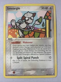Smeargle 48/115 - Pokemon Unseen Forces - MP - Image 1