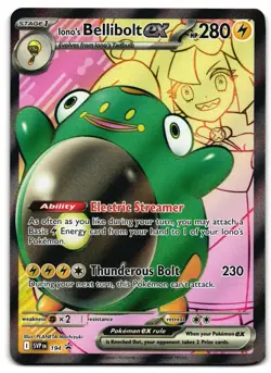 Iono's Bellibolt ex 194 - 🌊 Scarlet & Violet Promo Pokemon TCG Holo 🖤 - LP - Image 1