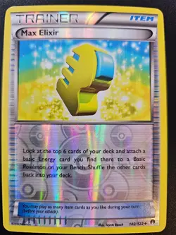 MAX ELIXIR 102/122 UC BREAKPOINT POKEMON REVERSE HOLO MP - Image 1