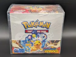 Surging Sparks Booster Box Pokemon TCG Scarlet & Violet Factory Sealed - Image 1