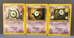 Pokemon TCG: Unown N, E & O -Neo Discovery- LP - Image 1
