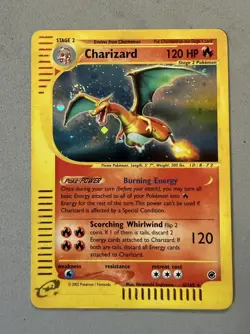 Pokemon Charizard Holo Rare Expedition Base Set #6/165 - Image 1
