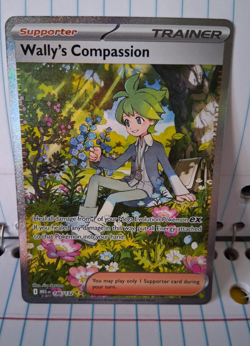 Wally's Compassion 186/132 Special Illustration Rare Pokemon Mega Evolution NM - Image 1