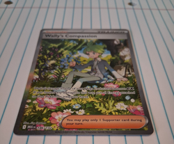 Wally's Compassion 186/132 Special Illustration Rare Pokemon Mega Evolution NM - Image 2