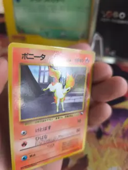Pokemon Karte Card Vending expansion sheet glossy japanese Ponyta Ponita NM - Image 2
