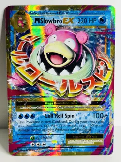 M SLOWBRO EX - 27/108 Holo EX Rare Evolutions Pokemon - Image 1