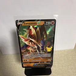 Pokemon TCG Zamazenta EN V Celebrations 018/025 Holo Ultra Rare NM - Image 1