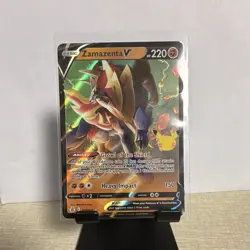 Pokemon TCG Zamazenta EN V Celebrations 018/025 Holo Ultra Rare NM - Image 2