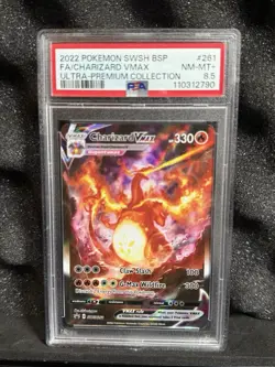 CHARIZARD VMAX 2022 POKEMON BSP ULTRA PREMIUM COLLECTION SWSH261 PSA 8.5 Q5162 - Image 1