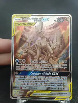Arceus Dialga et Palkia Gx 221/236 Carte Pokemon Fr Escouade - Image 5