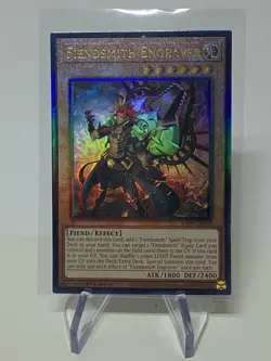 Yugioh Fiendsmith Engraver RA04-EN049 Prismatic Ultimate Rare (PUR) 1st ED NM - Image 1
