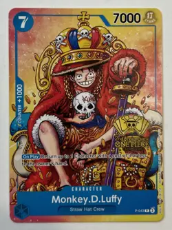 Monkey.D.Luffy (2nd Anniversary Stamped Promo) P-043 One Piece Promotion - Image 1