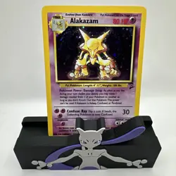 2000 Pokemon Base 2 Unlimited #1 Alakazam HOLO RARE - Image 1