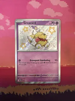 Pokemon Card Greavard 070 Black Star Promo Near Mint - Image 1
