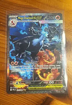 The Pokemon Company Mega Charizard X EX 125/094 Evolutions Secret Rare Holo - Image 1