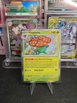 Pokemon Vileplume TCG Scarlet & Violet Paldean Fates Holo Card 094/091 - Image 1