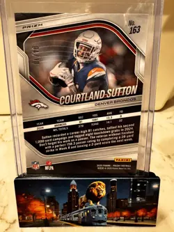 2025 Panini Prizm #163 Courtland Sutton Choice Gold #/10 - Image 2