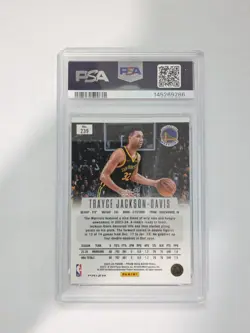 2023 Panini Prizm Deca Trayce Jackson-Davis Green Shimmer Rookie /12 - PSA 10 - Image 2