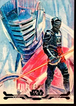 Marrok 2025 Topps Star Wars Smugglers Outpost STELLAR ART CARD Purple /10 SAS-61 - Image 1