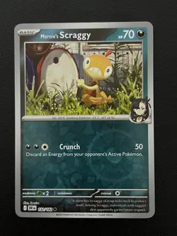Marnie's Scraggy 132/182 Reverse Holo Destined Rivals Pokemon Near Mint - Image 1