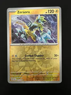 ZERAORA 055/142 REVERSE HOLO STELLAR CROWN POKEMON - Image 1
