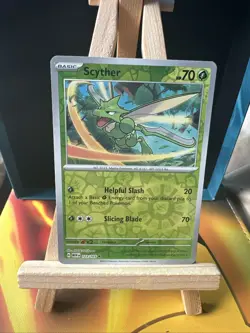 Reverse Holofoil Scyther 123/165 Uncommon SV: Scarlet & Violet 151 NM - Image 1