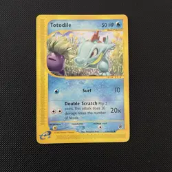 Pokemon TCG Totodile Expedition Card 134/165 2002 Regular - Image 1