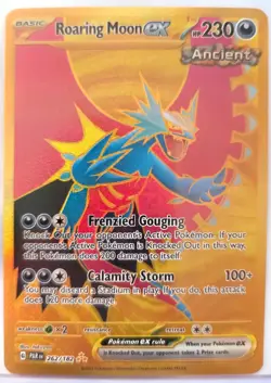 Roaring Moon ex 262/182 SV04: Paradox Rift Holo (Gold Card) - Image 1