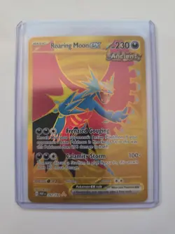 Roaring Moon ex 262/182 SV04: Paradox Rift Holo (Gold Card) - Image 2