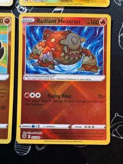 Pokemon TCG Radiant Bundle - 4 Cards - Jirachi, Charjabug, Hawlucha, Heatran - Image 5