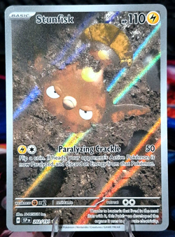 Stunfisk - 202/191 - Illustration Rare - Surging Sparks - Pokemon Card - NM/M - Image 1
