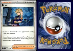 BRIAR 100/131 Pokemon Card Prismatic Evolutions Near Mint - Image 3
